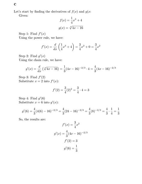 Solved Please Help Me With This Math Problem 4 Let F X 4 1