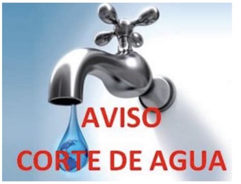 CORTE SUMINISTRO AGUA