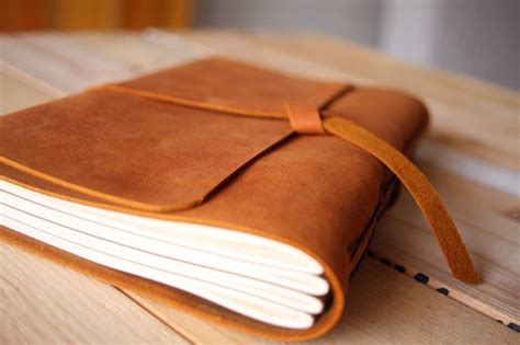 Engraved leather notebook sketchbooks - FlixGifts