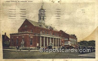 Plymouth, Mass USA Post Office | OldPostcards.com