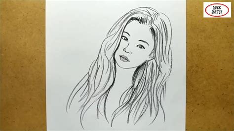 Very Easy How To Draw Jennie Blackpink Quick Sketch Youtube