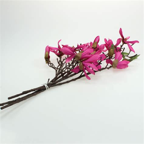 Floristik Fr Branche De Magnolia Fuchsia Cm P Acheter Pas