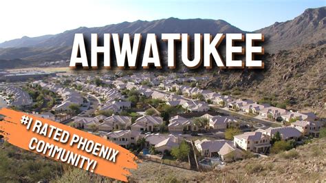 Ahwatukee 4k Tour 1 Rated Neighborhood In Phoenix Youtube