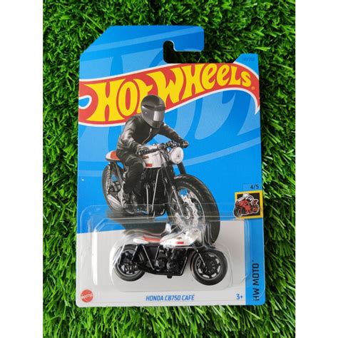 Jual Hot Wheels Honda Cb Cafe Sepeda Motor Tangki Jok Putih Shopee Indonesia