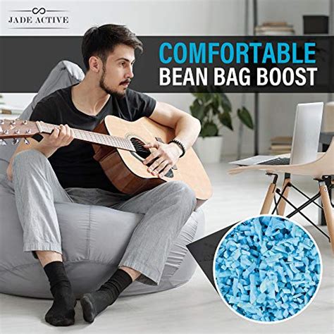 Jade Active Bean Bag Filler 10 Lbs Premium Bean Bag Booster Shredded Memory Foam Soft Foam