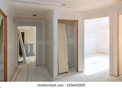 Construction Building Industry New Home Construction Stock Photo