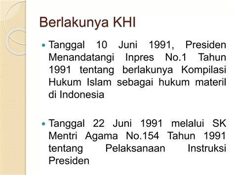 Kompilasi Hukum Islam Khi P Pptx