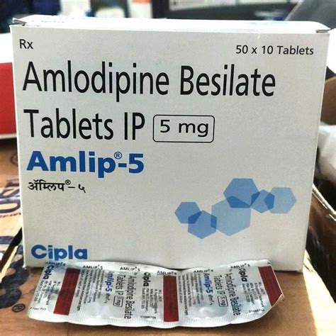 Amlip Amlodipine 5 Mg Tablet At 70 Stripe In Nagpur ID 2854720242588