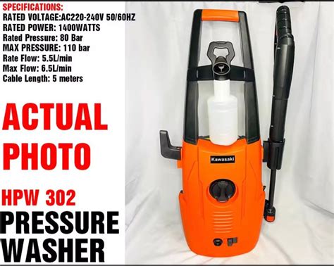 Kawasaki Pressure Washer Hpw Furniture Home Living Cleaning