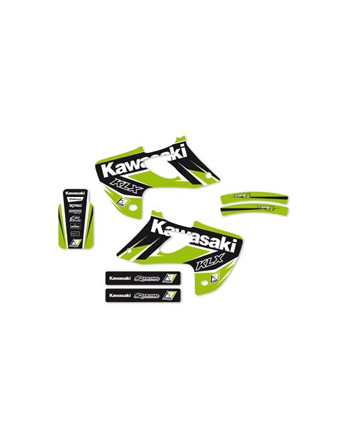 Kit déco BLACKBIRD Dream Graphic 4 Kawasaki KLX250