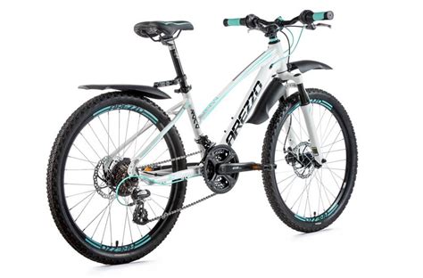 Bicicleta De Copii Arezzo Roco G 24 Inch Alb Negru Bleo Arezzo Bike