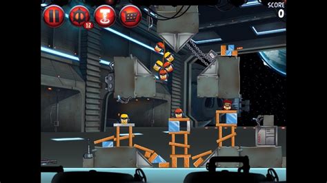 Angry Birds Star Wars 2 Level P1-S1 Naboo Invasion 3 star Walkthrough