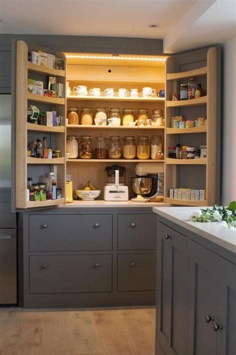 Big And Multifunctional Larder Cupboard Add Luxury Of Your Kitchen