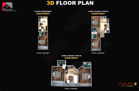 Sq Ft Apartment For Sale In Haji Liberty Residencia Bahria Town