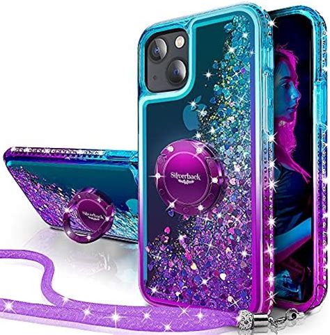 Miss Arts Coque Pour Iphone Pro Max Fille Silicone Paillette Bling