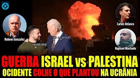 GU3RR4 Israel Palestina Ocidente COLHE O QUE PLANTOU na Ucrânia