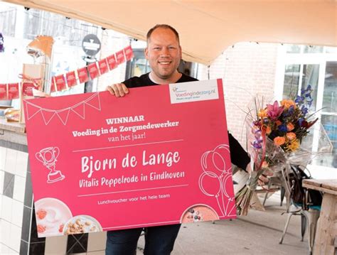 Bjorn De Lange Verkozen Tot Voeding In De Zorgmedewerker 2021