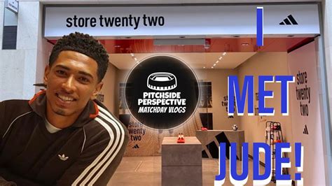 I Met Jude Bellingham Adidas Store Twenty Two Youtube