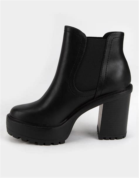 Soda Platform Womens Chelsea Boots Black Tillys