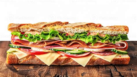 perfect baguette sandwich fast food chain menu commercial