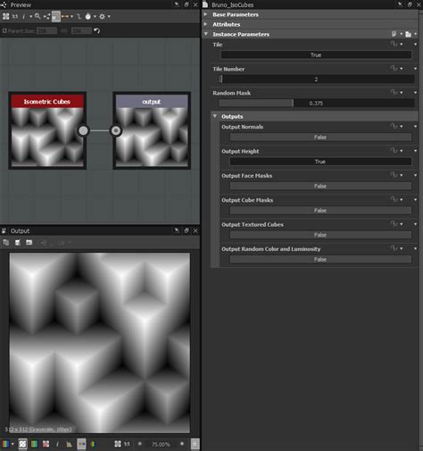 Bruno Afonseca Substance Designer Tools Isometric Cubes