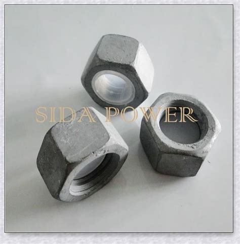 M16 Hex Anti Theft Nut Security Lock Nut Of Electric Tower M10 M36