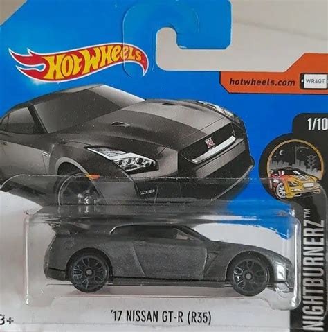 Hot Wheels Nightburnerz 17 Nissan GT R R35 Universo Hot Wheels