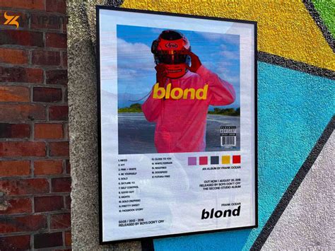 Frank Ocean "Blonde" Album Cover Poster - lylyprint.com