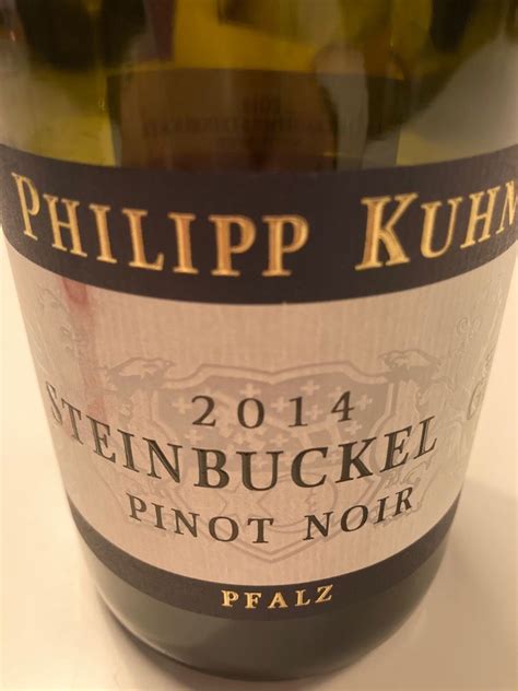 Philipp Kuhn Laumersheimer Steinbuckel Pinot Noir Gro Es Gew Chs