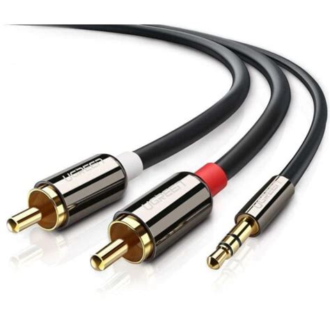 UGREEN 3m Kabel Jack 3 5 Mm 2xRCA Niskie Ceny I Opinie W Media Expert