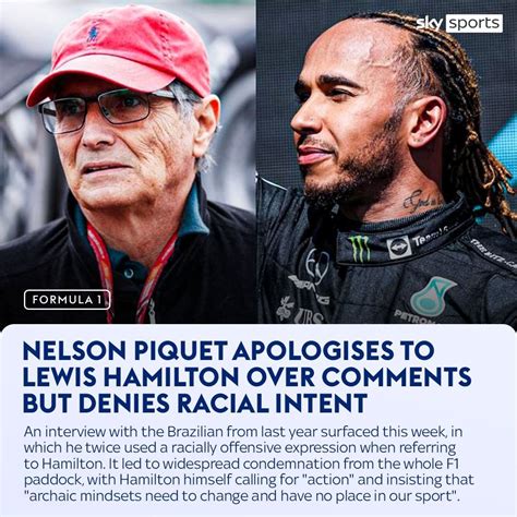 Sky Sports F1 On Twitter Nelson Piquet Has Apologised Wholeheartedly