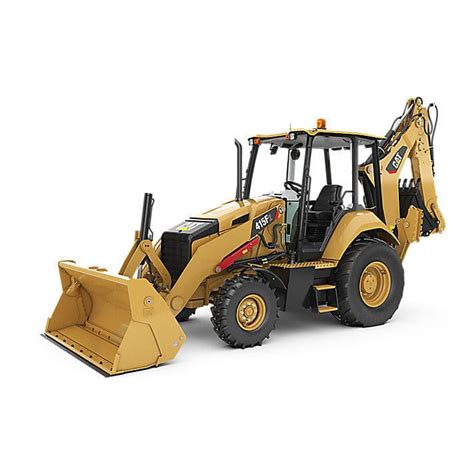 All Wheel Steering Backhoe Loader 415F2 CATERPILLAR Ergonomic Front