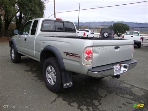 2002 Lunar Mist Metallic Toyota Tacoma V6 Trd Xtracab 4x4 74308073