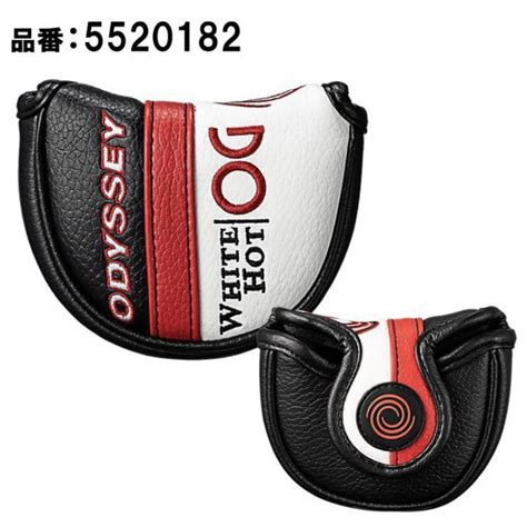 未使用送料無料ODESSEY オデッセイ WHITE HOT OG ホワイトホット パターカバー ミッドマレット用 パター用 ヘッドカバー ROSSIE の落札情報詳細