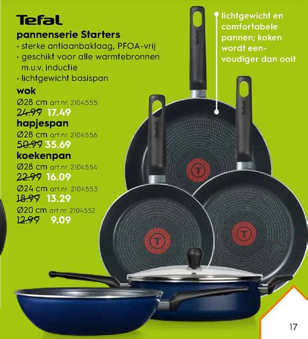 Tefal Wokpan Hapjespan Folder Aanbieding Bij Blokker Details