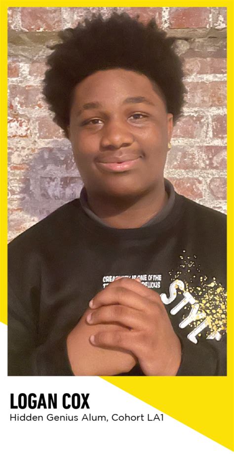 LOGAN COX, LA1 - The Hidden Genius Project