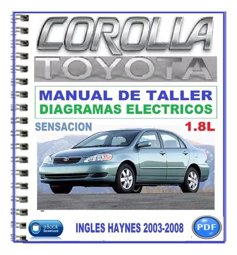 Manual De Taller Toyota Corolla Sensaci N L Mercadolibre