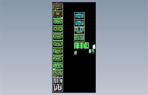 港湾海关办公楼建筑施工图autocad 2004模型图纸下载 懒石网