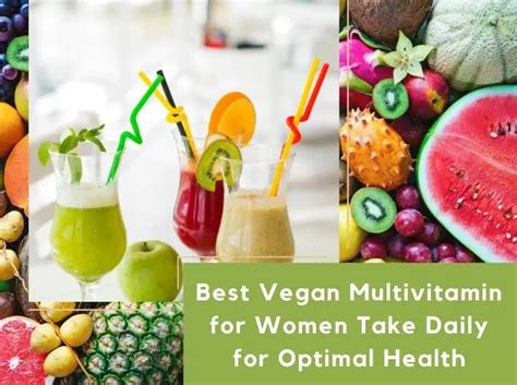 9 Best Vegan Multivitamin For Women Take Daily For Optimal Health