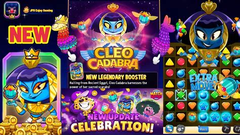 New Legendary Booster Cleo Cadabra New Update Match Masters Youtube