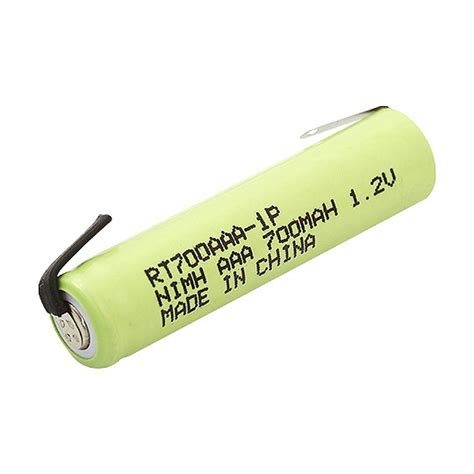 Bateria Recarregável c Terminal AAA NIMH 1 2V 700MAH RONTEK