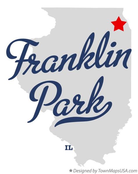 Map of Franklin Park, IL, Illinois