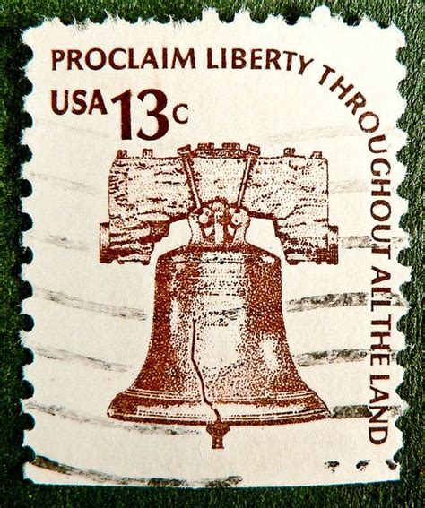 Great Stamp Usa 13c Proclaim Liberty Bell Glocke United States