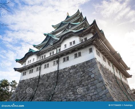 Nagoya Castle in Nagoya City, Aichi Prefecture, Japan Stock Image ...