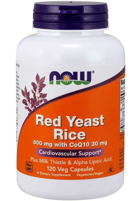 Now Red Yeast Rice With Coq10 Supplement First