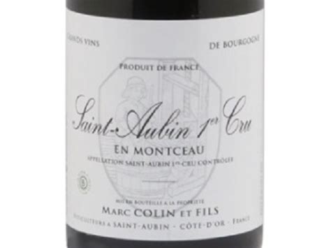 Domaine Marc Colin et fils Saint Aubin 1er Cru En Montceau 2018 馬克可蘭酒莊