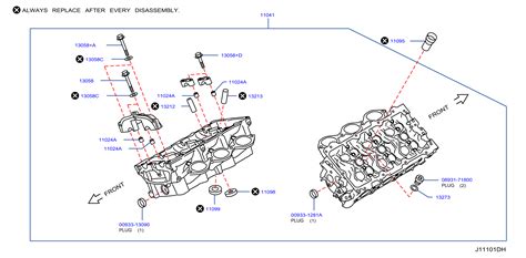 2013 Nissan Versa Engine Valve Seat 11099 Jf06a Genuine Nissan Part