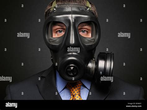 Man Wearing Respirator Gas Mask Hi Res Stock Photography And Images Alamy