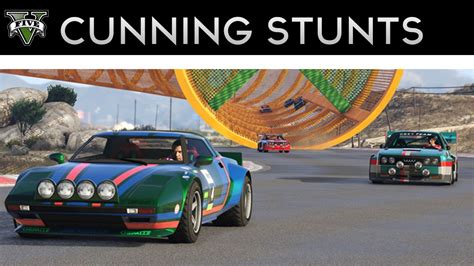 NEW Cunning Stunts DLC FEATURES W New Cars And Stunt Races GTA 5