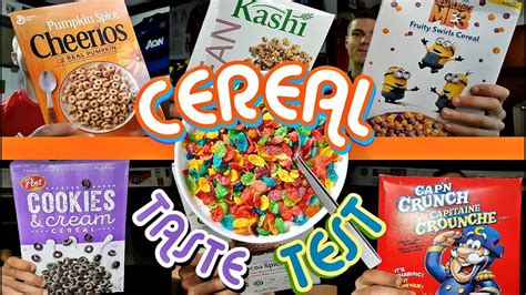 Huge Americancanadian Breakfast Cereals Taste Test New And Limited